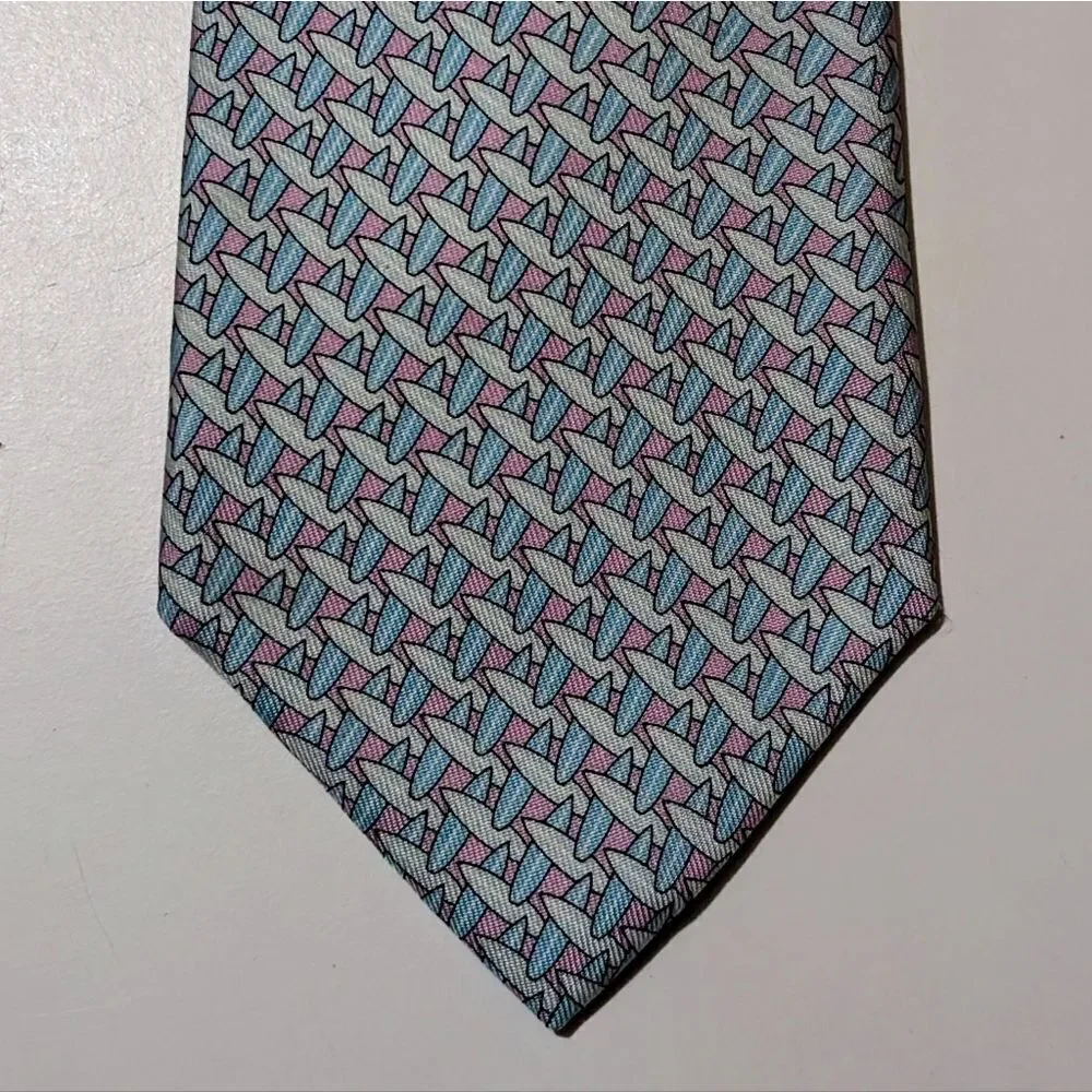 VINEYARD VINES Martha's Vineyard Silk Tie Lt. Blue Silk Necktie